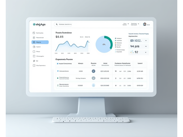 Dashboard de gestión de fondos con gráficos de balance y conversiones