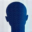 Icono de reconocimiento facial con escaneo de ojos