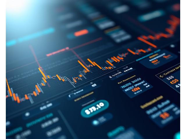 Panel de control de gestión de divisas con gráficos de tasas de cambio.