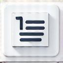 Icono de un checkout genérico con un logo personalizable, representando la opción white-label.