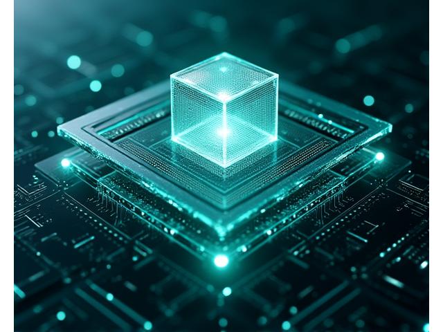 Representación de múltiples capas de seguridad digital protegiendo un cubo de datos en un entorno azul y verde, simbolizando alta protección de CobijaPago.