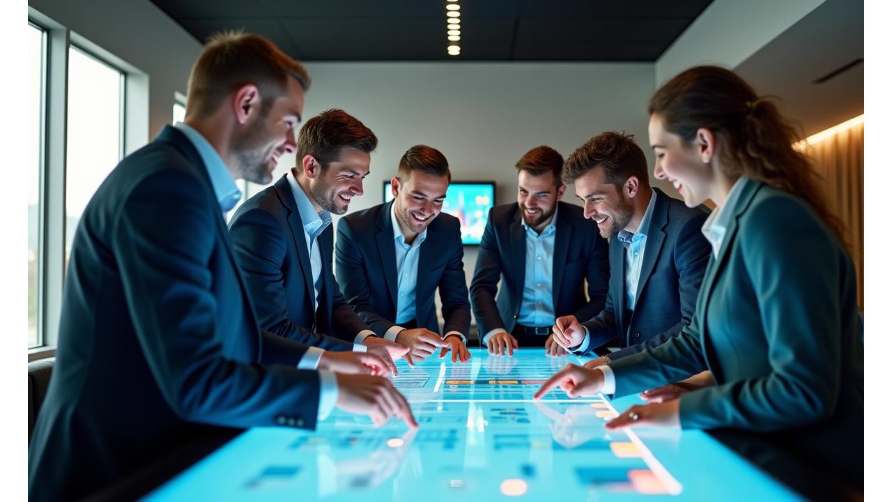 Equipo de CobijaPago colaborando en un entorno moderno